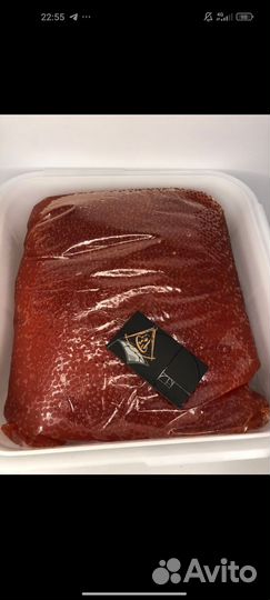 Восстановленная икра рыб лососевых пород