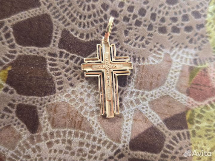 Цепь золотая мужская якорная