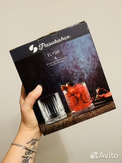 Стаканы новые 355 гр 4 штуки набор