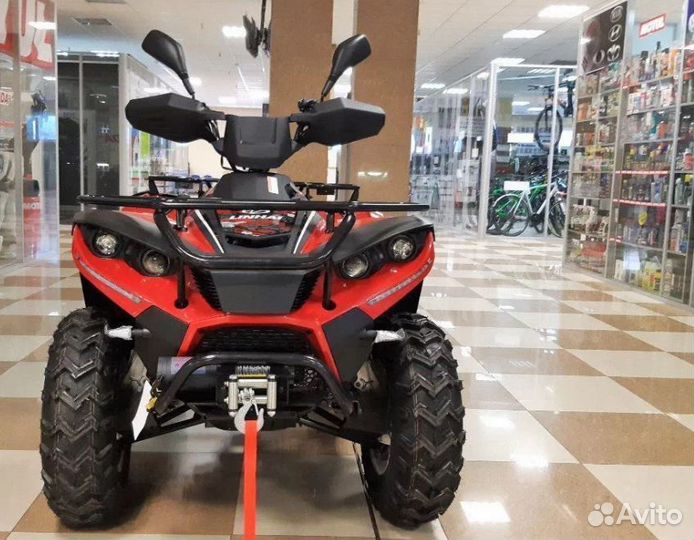 Квадроцикл Linhai Yamaha D 300 4WD красный