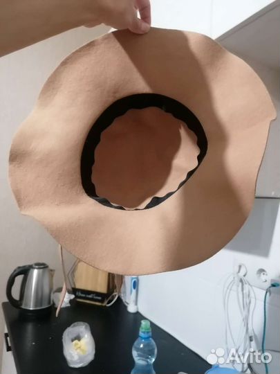 Шляпа женская осенняя широкополая