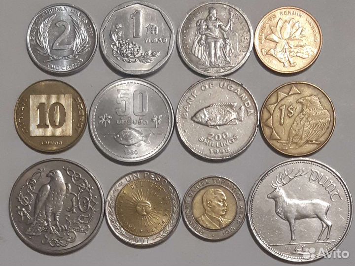 Иностранные монеты Экзотика