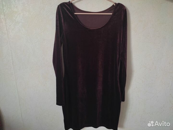 Платье из бархата