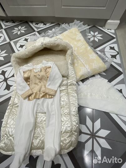 Конверт на выписку зима мальчик