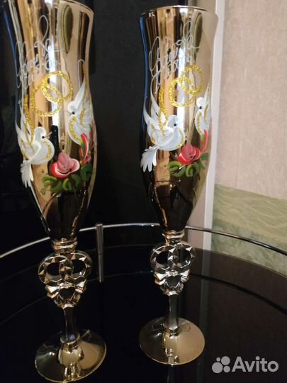 Бокалы (фужеры) свадебные