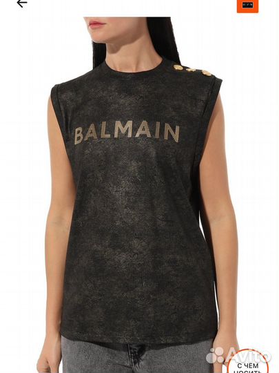 Balmain майка xs новая