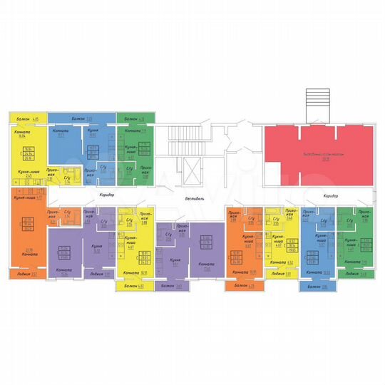Квартира-студия, 26,2 м², 1/9 эт.