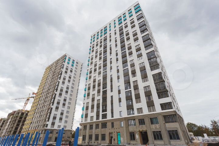 3-к. квартира, 55,7 м², 16/22 эт.