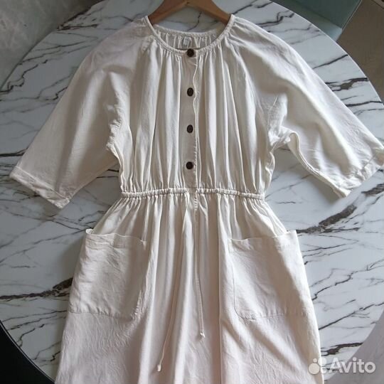 Платье льняное Zara