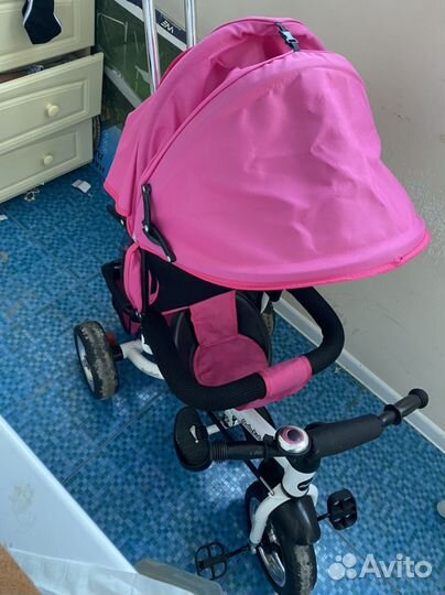 3колесный велосипед с ручкой