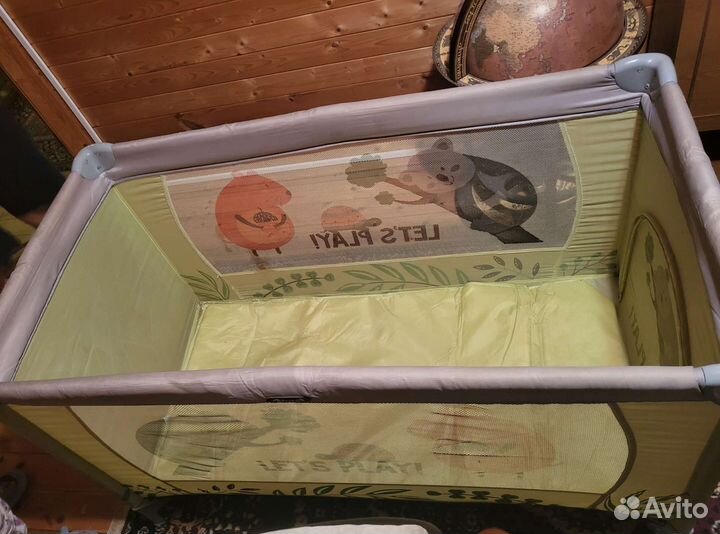 Детская кровать манеж parusok переносной