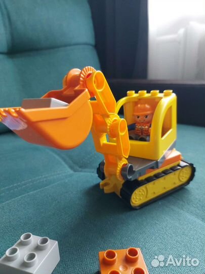 Lego duplo 10812 Грузовик и гусеничный экскаватор