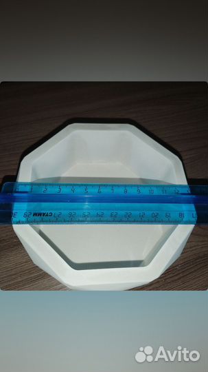 Кашпо из гипса