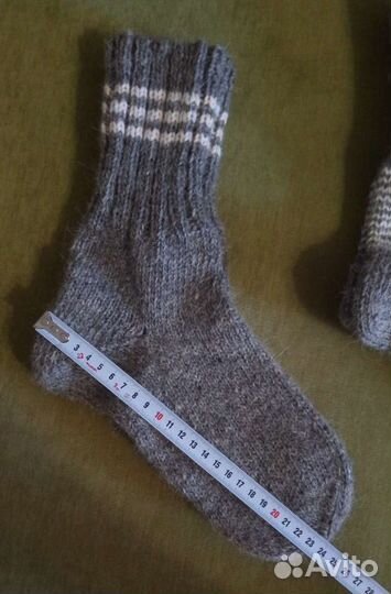 Носки шерстяные, 37.5-38, новые
