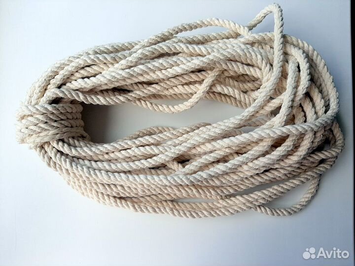 Шнур декор. хлопок Моток 20 метров Диаметр 1см
