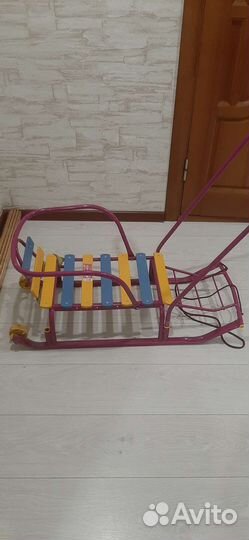 Детские санки с колесами