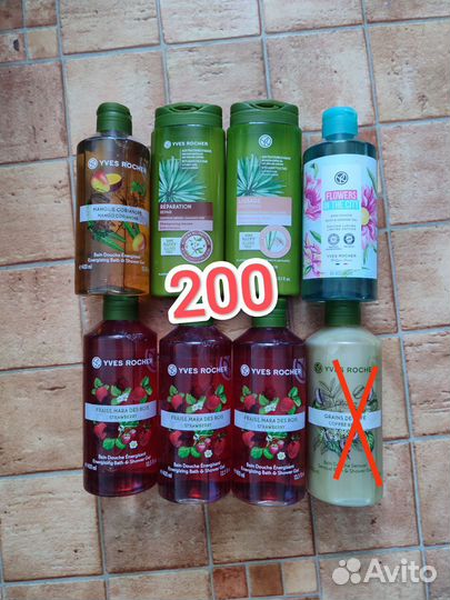 Гель, жидкое мыло, шампунь Ив Роше