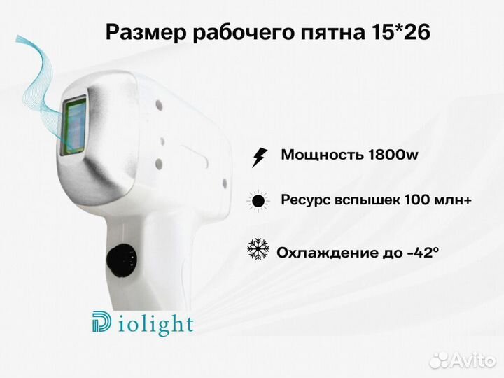 Диодный лазер diolight Ultra'One 1800w, рассрочка
