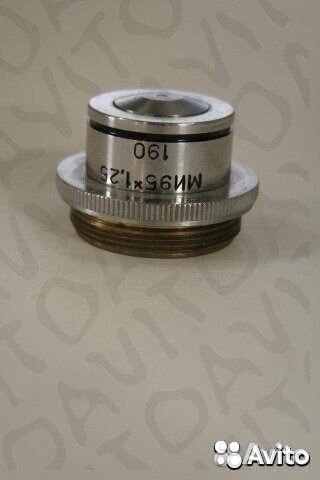 Микроскоп, Объектив ми95Х 1.25(190) ломо СССР
