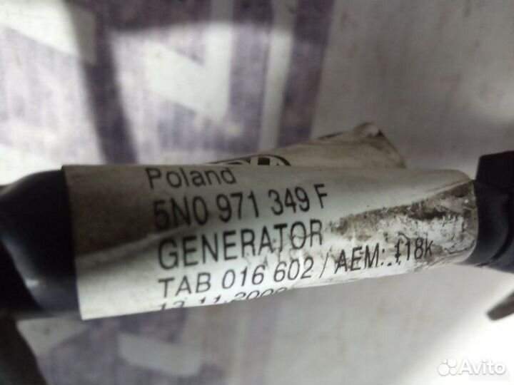 Проводка генератора Volkswagen Tiguan CCZ