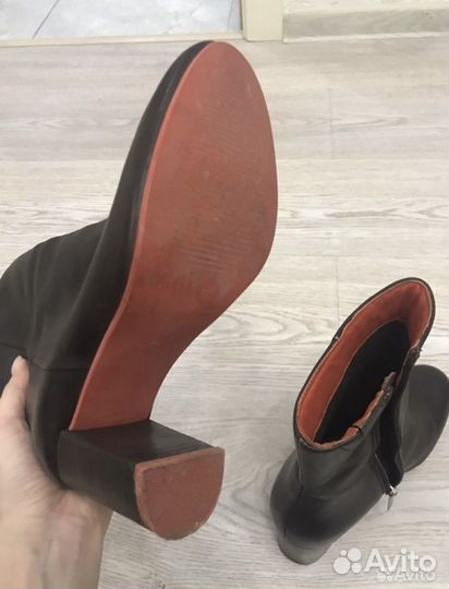 Ботильоны женские 37 размер кожаные