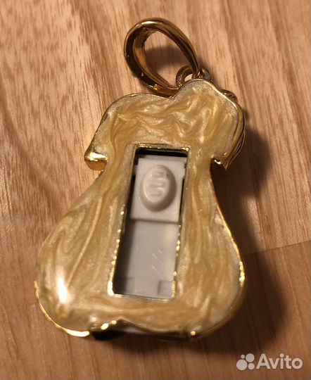 Флешка usb 2.0 4gb «Груша» стразы