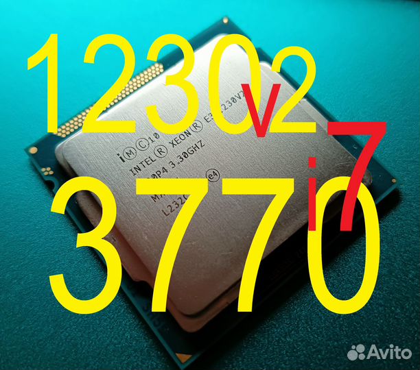 Intel Xeon e3 1230v2 - i7 3770 без видеоядра