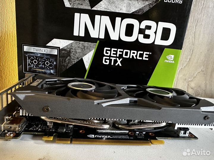 Видеокарта GTX 1660 Super Inno3D Twin гарантия