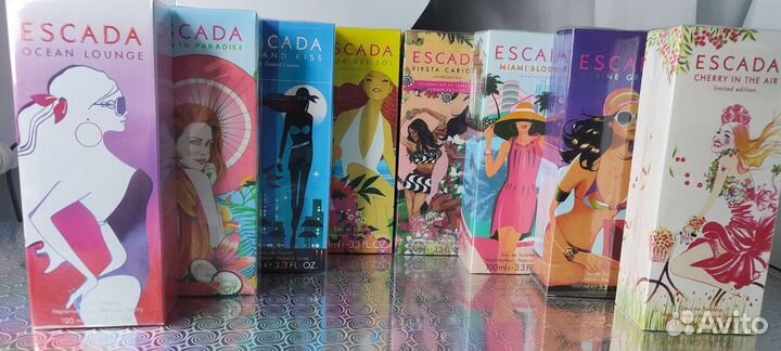 Туалетная вода escada в ассортименте 100 мл