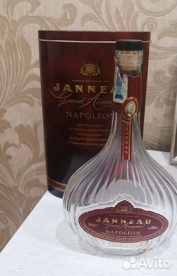 Бутылка пустая Napolеon janneau подар коробка
