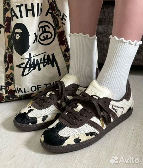 Кроссовки Adidas Notitle X Samba Og 'Cow Print'