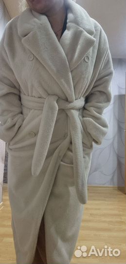 Шуба из эко меха