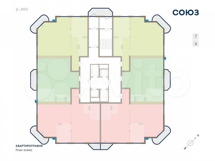 3-к. квартира, 105,7 м², 6/25 эт.