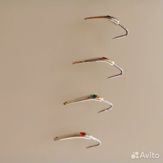 Блесна зимняя с кристаллом на корюшку малоротку