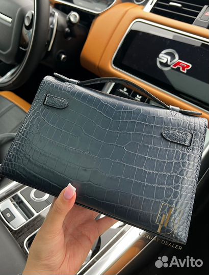 Сумка Hermes Kelly Pochette 22 Matte Croco