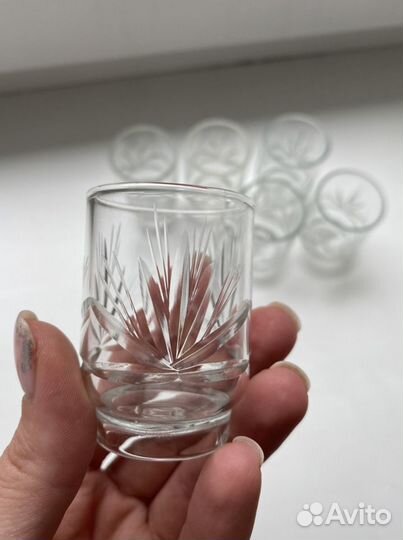 Хрустальные рюмки стопки СССР