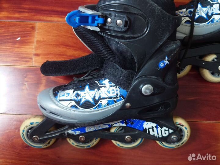Роликовые коньки детские раздвижные р 34-37