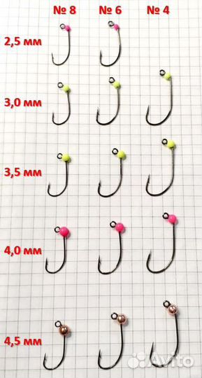 Форелевые джиг головки