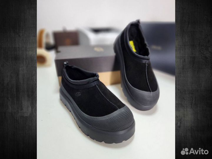 Трендовая обувь настоящий оригинал модель Mens Tasman Weather Hybrid Чёрного цвета для джентльмена