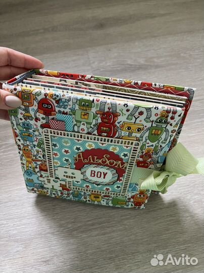 Фотоальбом ручной работы для мальчика