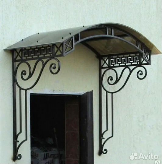 Козырек кованный