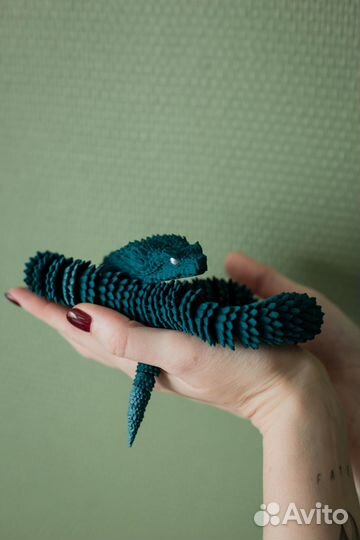 Игрушка 3D подвижная змея