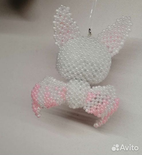 Амигуруми из бисера летучая мышь