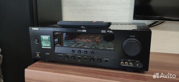 Колонки Pioner 150Вт + ресивер Yamaha + сабвуфер X