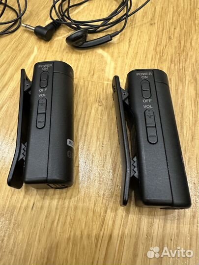 Беспроводной Петличный Микрофон Sony ECM-AW4