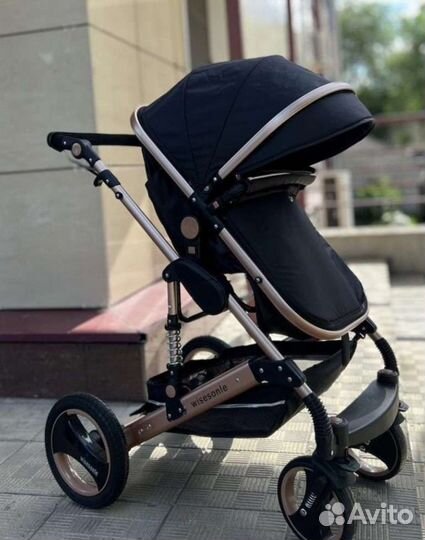 Коляска 2в1 трансформер Новая (огонь)