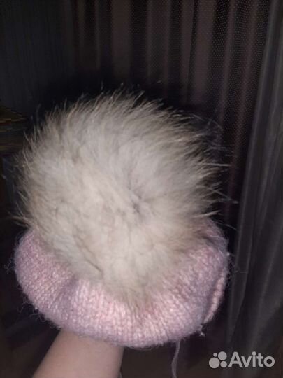 Шапка детская для девочки зимняя