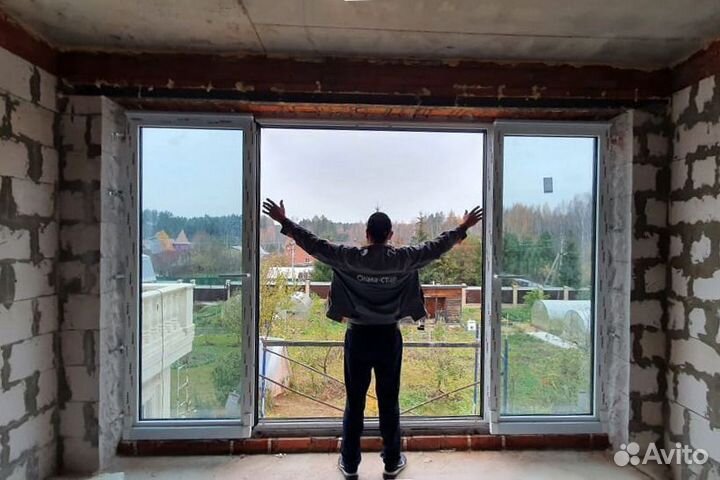 Алюминиевые двери 80х200