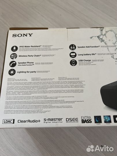 Портативная колонка Sony SRS-XB40