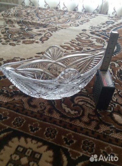 Салатник хрустальный СССР